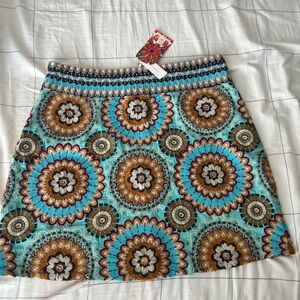 FARM Rio Multicolor A-Line Skirt